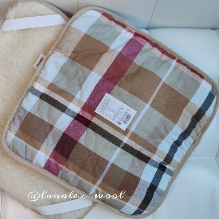 Меховая накидка (35*35) на сиденье из овечьей шерсти lanatex. Купить ...