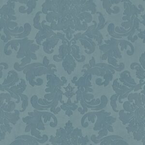 Мебельная ткань велюр Villaggio 764, цвет: зеленый, синий